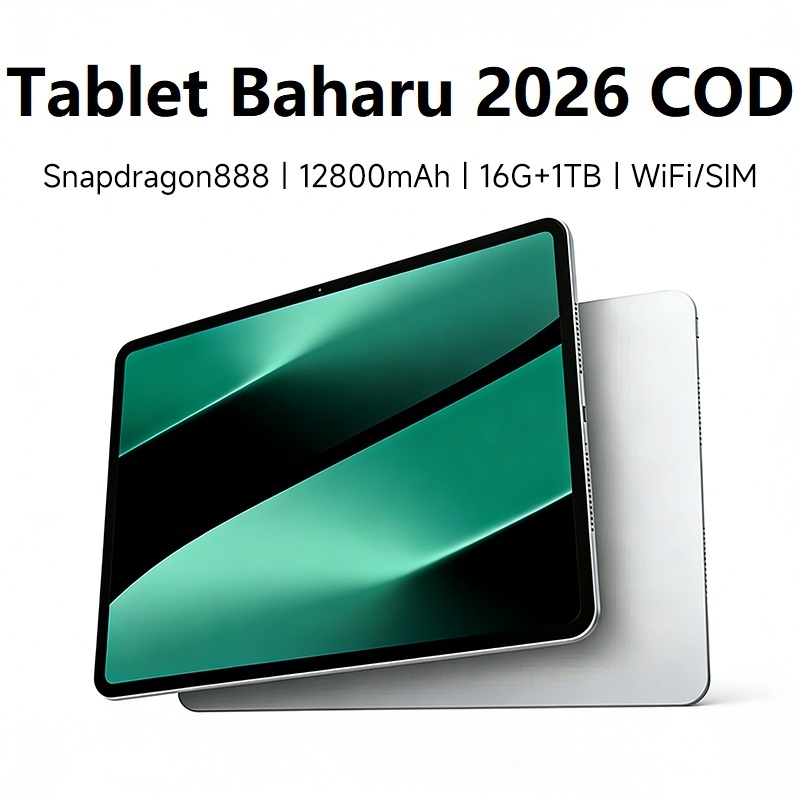 Tablet Galaxy Tab 2026 Pad M66 Pro 10.1-inch 16GB RAM 1024GB ROM tablets 2.4G/5G WiFi Android 12 tablet for students