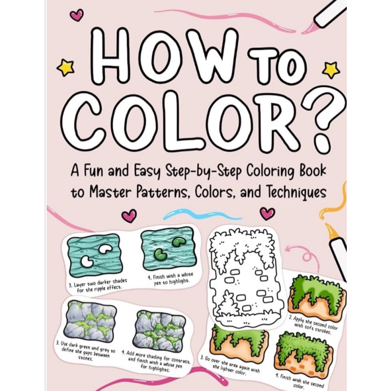 [PDF]How to Color: A Fun and Easy Step-by-Step Coloring Book | Patterns ...