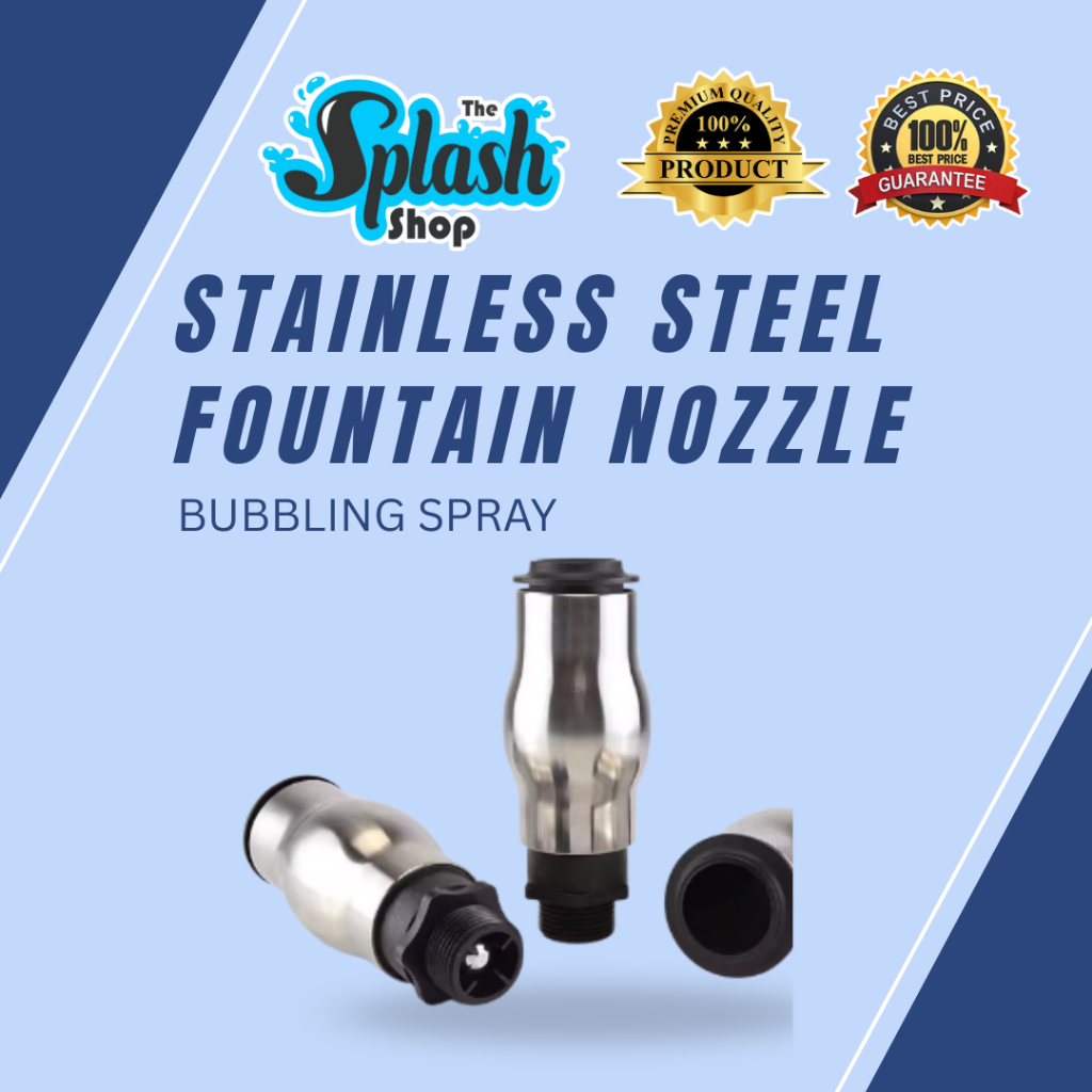 SPLASH - [READY STOCK] STAINLESS STEEL FOUNTAIN NOZZLE BUBBLE | Shopee ...