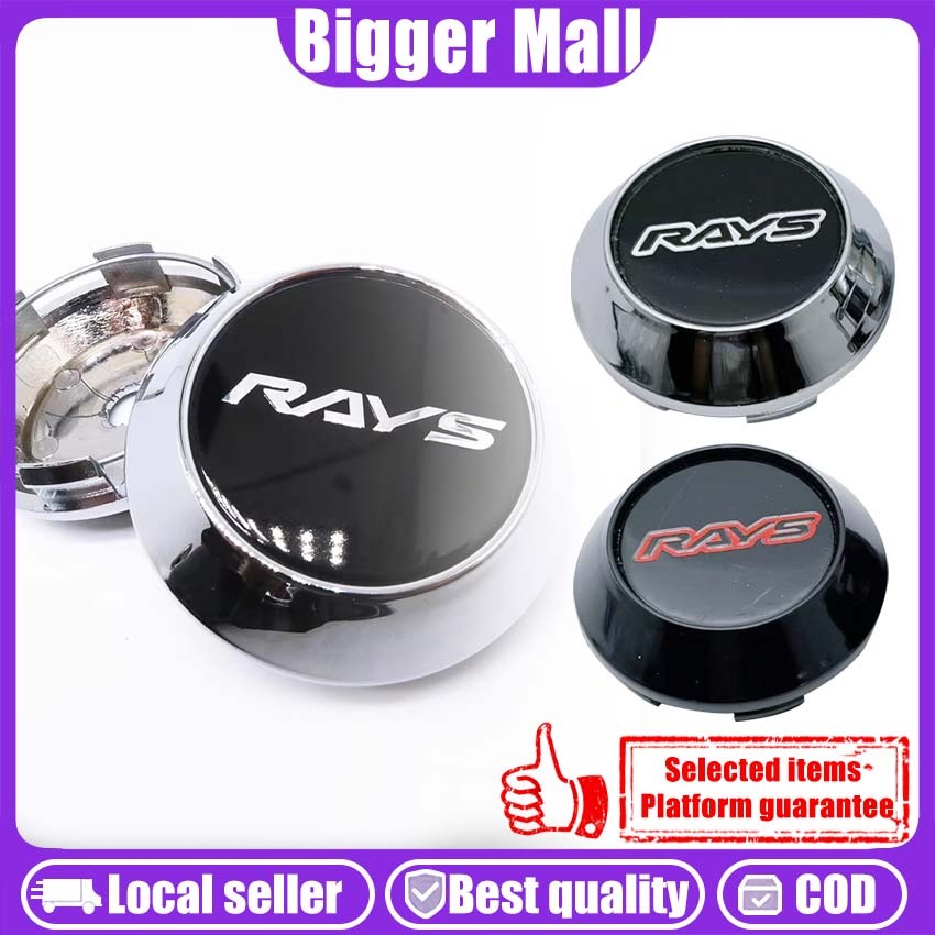 Rays Wheel Covers 65mm OD & 60mm ID/Volk Racing Wheel Caps for Rims ...