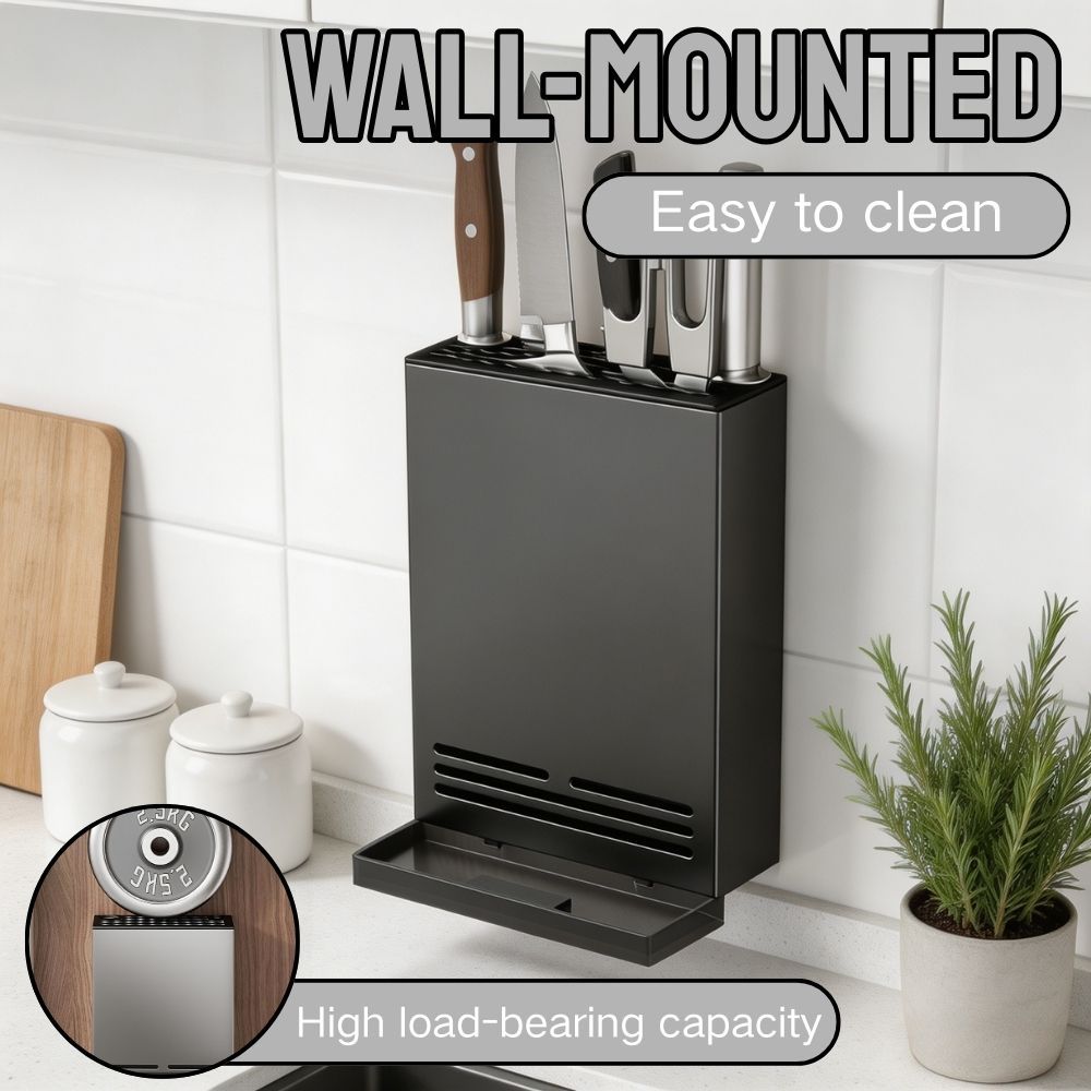 【local delivery】 Kitchen storage rack, knife holder, chopsticks storage ...