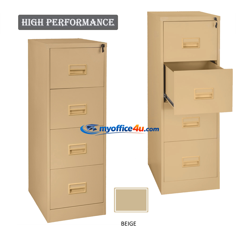 Steel Filing Cabinet 4 Drawers / Office Cabinet / Metal Cabinet / File ...