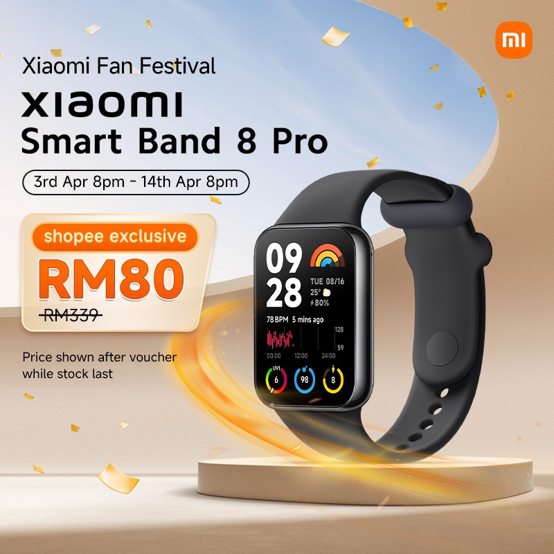 Xiaomi Smart Band 8 Pro 1.74'' AMOLED Display/Quick Release Structure/Independent GNSS positioning