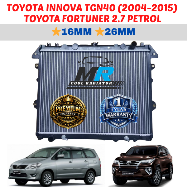 TOYOTA INNOVA TGN40 / FORTUNER 2.7 PETROL Double Layer TOP QUALITY AUTO ...