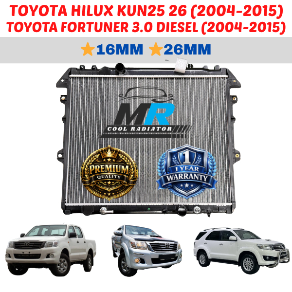 TOYOTA HILUX VIGO KUN25 26 / FORTUNER 3.0 DIESEL Double Layer TOP ...