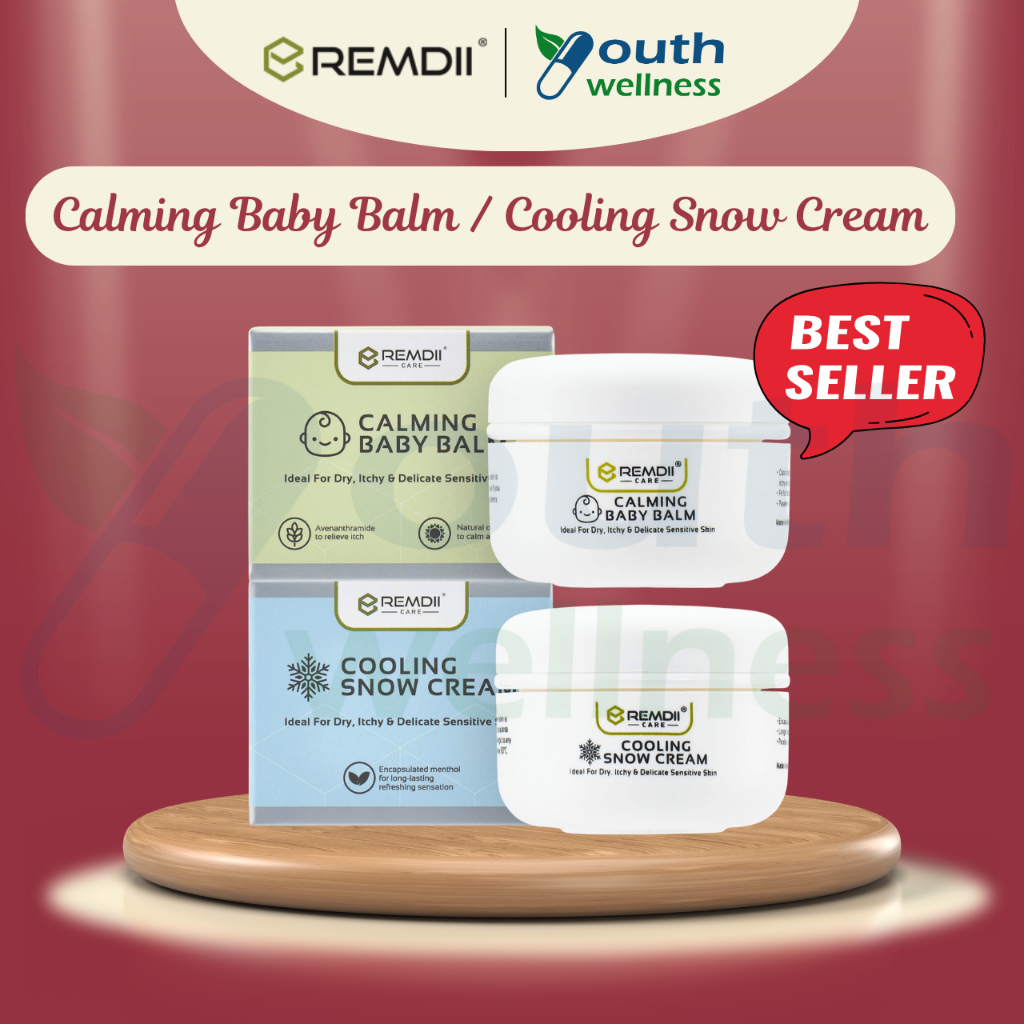 Remdii Sensitive Series Cooling Snow Cream | Calming Baby Balm (Eczema ...