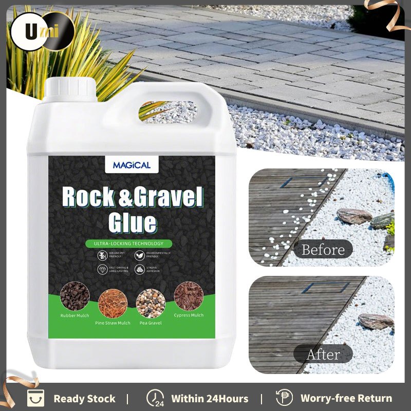 2KG Strong Rock Glue Lockdown Sticky Gravel Binder For Landscaping And ...