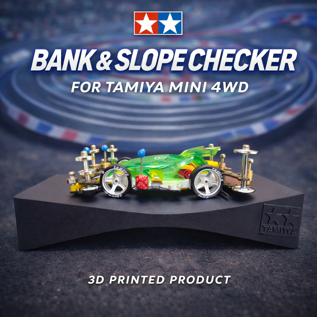 Tamiya Mini 4WD Bank & Slope Checker Track Tool Angle Tester Setup Tool ...