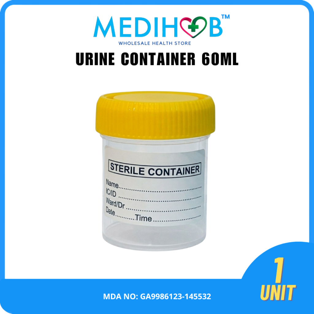[𝐌𝐃𝐀 𝐀𝐏𝐏𝐑𝐎𝐕𝐄𝐃] MEDIHUB Quality Urine Container / Specimen Container ...