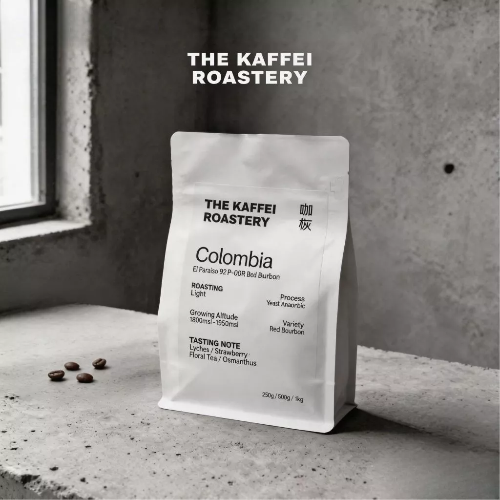 Kaffei Roastery Colombia El Paraiso 92P-00R Red Bourbon – specialty coffee beans Malaysia