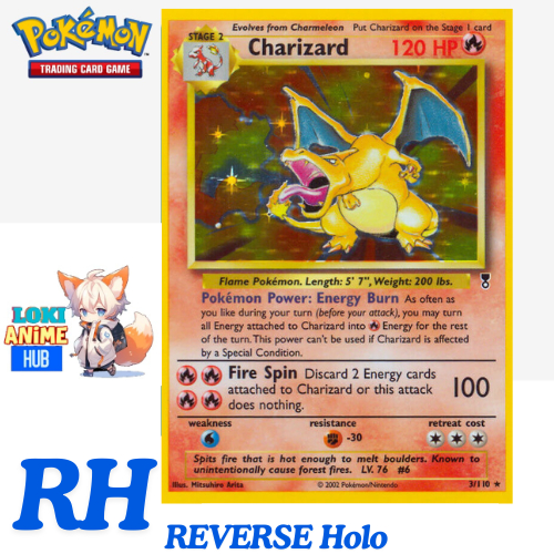 EN) Charizard Base Set (BS) #4 Reverse Holo Rare Gred SV vintage Jungle  Skyridge holy grail Pokemon card game tcg ptcg | Shopee Malaysia