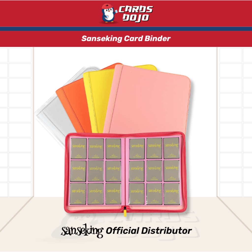 READY STOCK] Sanseking 4-Pocket / 9-Pocket PU Leather Zipper Card Binder -  Side-load Double-Sided 360 slots Pokemon TCG | Shopee Malaysia