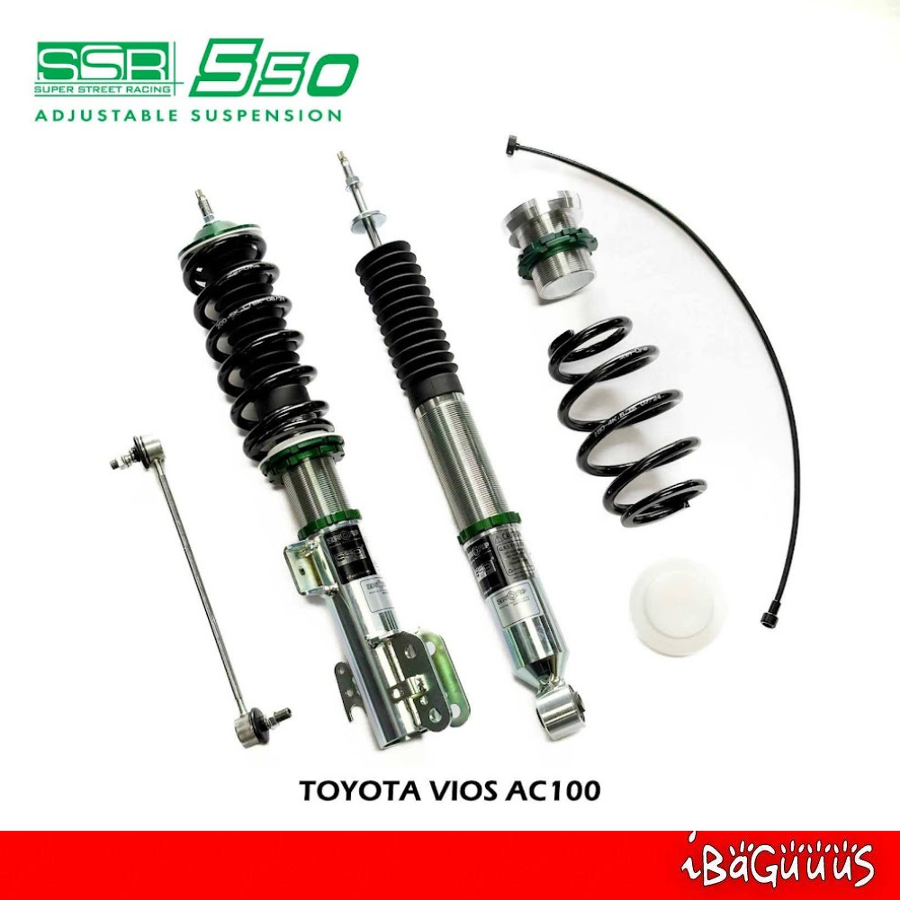 Zerone SSR550-Toyota Vios AC100 23 + Adjustable Suspension | Shopee ...