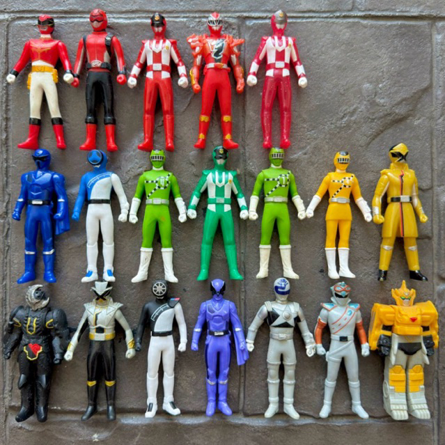 1 NEW STOCK Power Ranger Super Sentai Candy Toy Sofubi 4.7 inch 11 cm ...