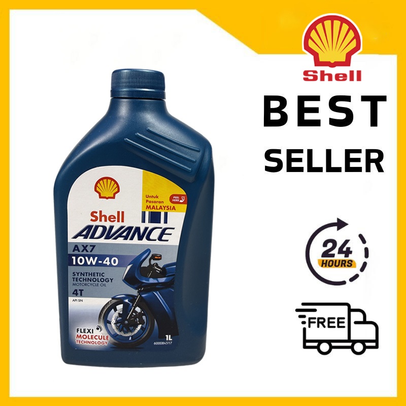 4T Shell AX7 10W-40(100% Original Shell Malaysia) | Shopee Malaysia