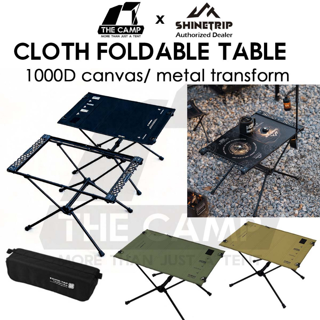 Shinetrip Cloth Table Tactical 1000D Foldable Folding Compact ...