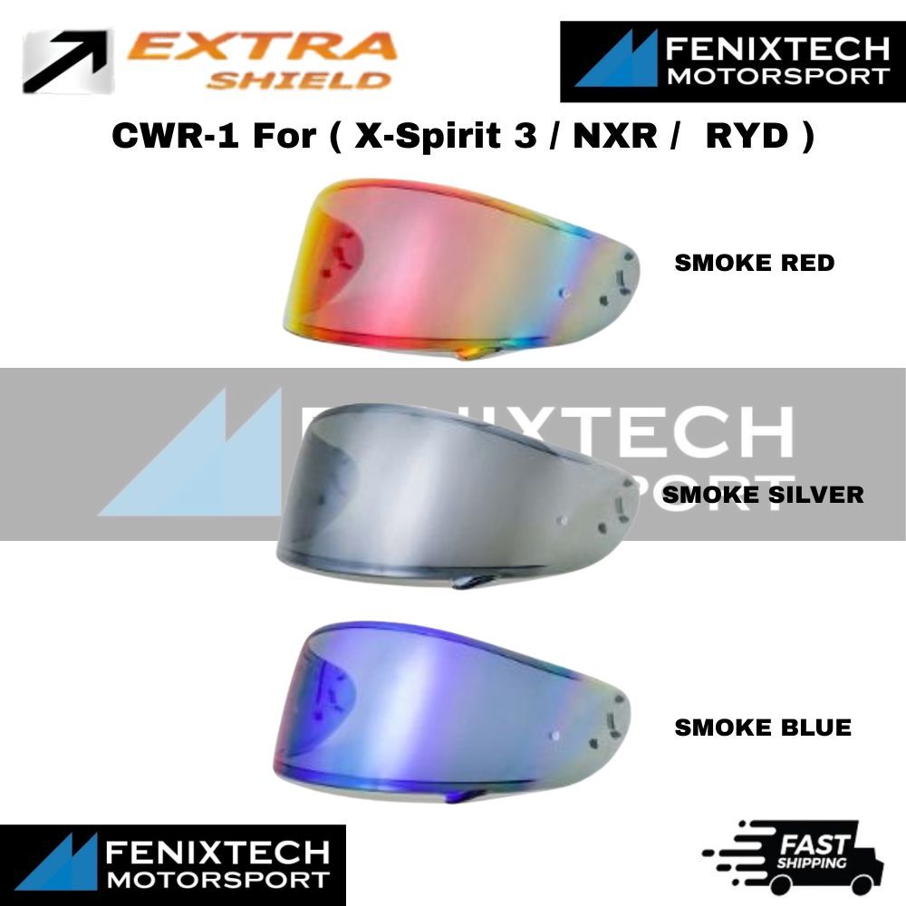 red mirror extra visor shield for cwr-1 shoei helmet Soman / X14 / RF-SR/RF-1200 Replacement  Fits Helmets with CWR-1 Hinge (X14 / RF-SR/RF-1200)  Tinted Face Anti-Scratch UV Aftermarket (Silver) : Automotive 1 High Definition Yellow (Pinlock Shoei CWR-F2 Photochromic Face Shield