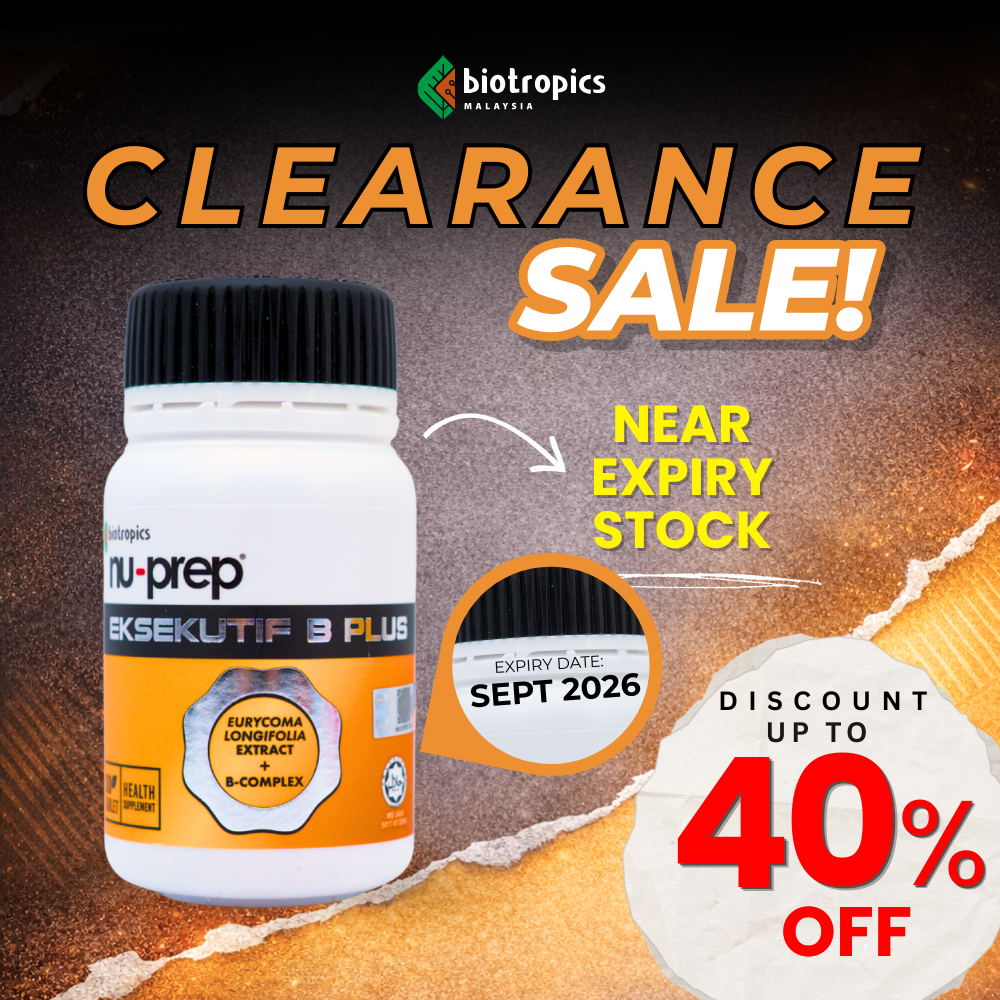 Biotropics Nu-Prep Eksekutif B Plus (30's) | Shopee Malaysia
