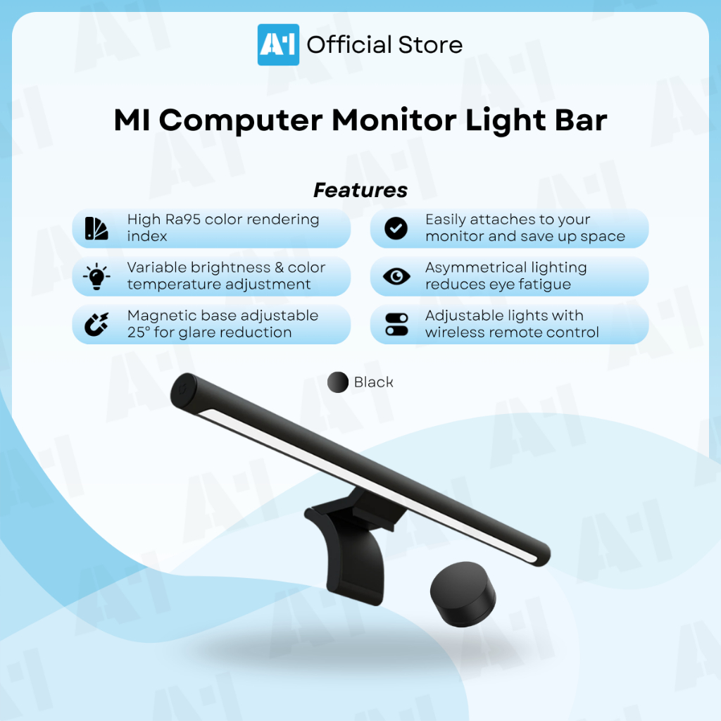 Xiaomi Mi Computer Monitor Light Bar | High Ra95 Color Rendering ...