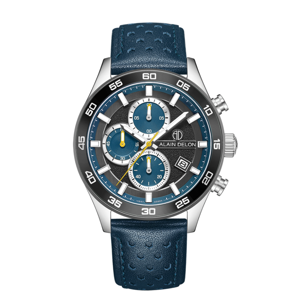 Alain Delon Men Watch Chronograph AD503-1382C | Shopee Malaysia