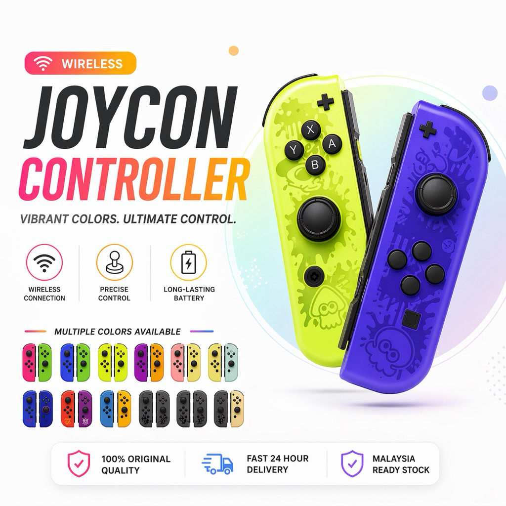 Nintendo Switch Joycon Controller Support Wireless | Shopee Malaysia