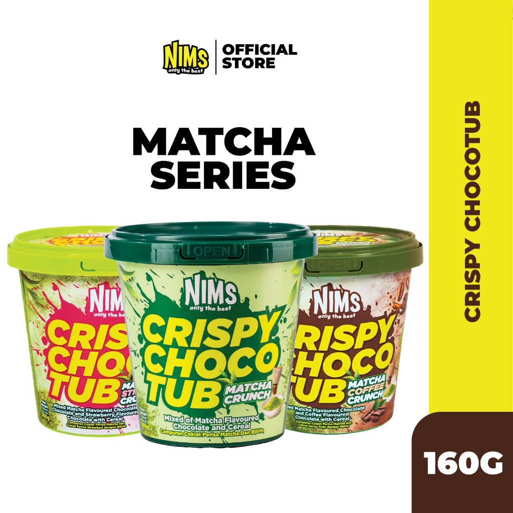 NIMS Crispy Choco – Matcha Crunch (160g) | Shopee Malaysia