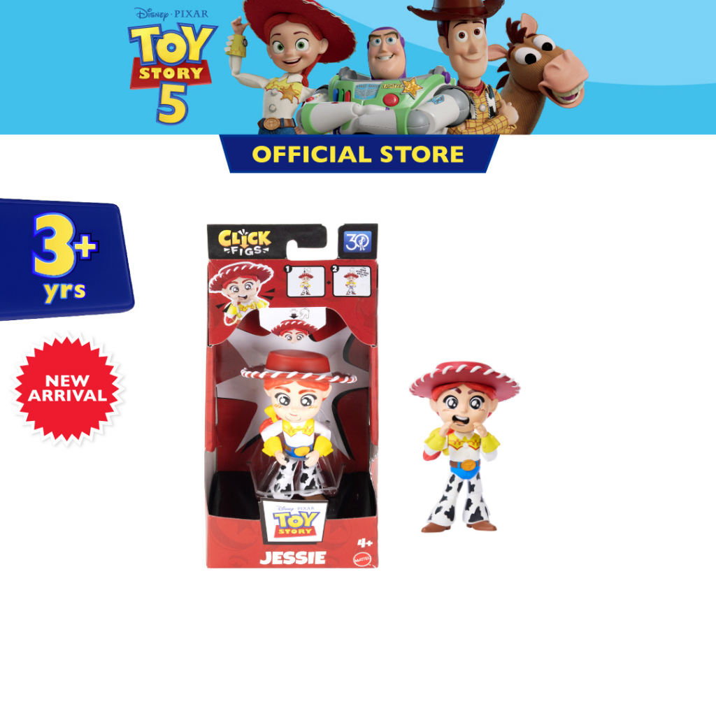 [NEW ARRIVAL] Disney And Pixar Toy Story Click Figs Cowgirl Jessie ...