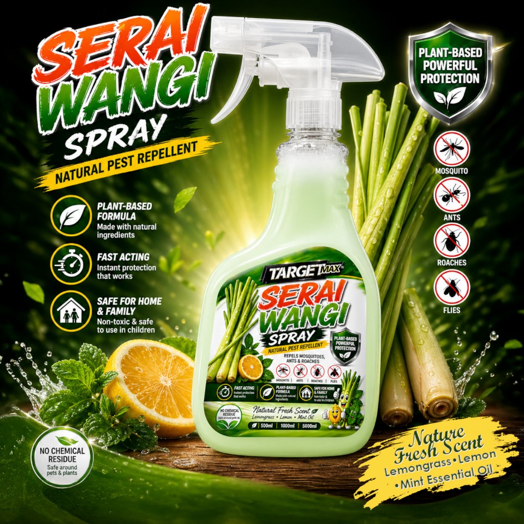 【NEW】 Serai Wangi Spray | Natural Insect Repellent & Surface Cleaner ...