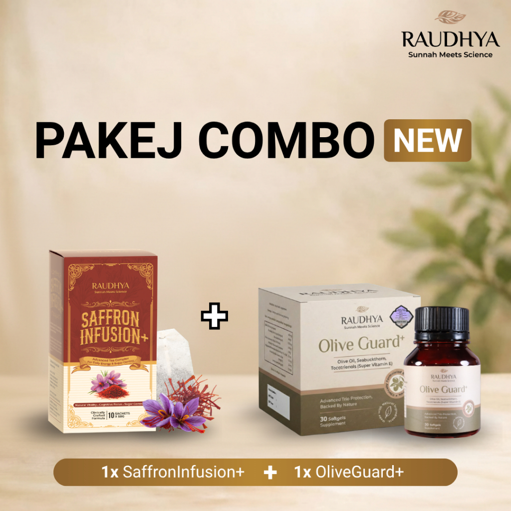 Raudhya Olive Guard+ & Saffron Infusion+ COMBO | Shopee Malaysia