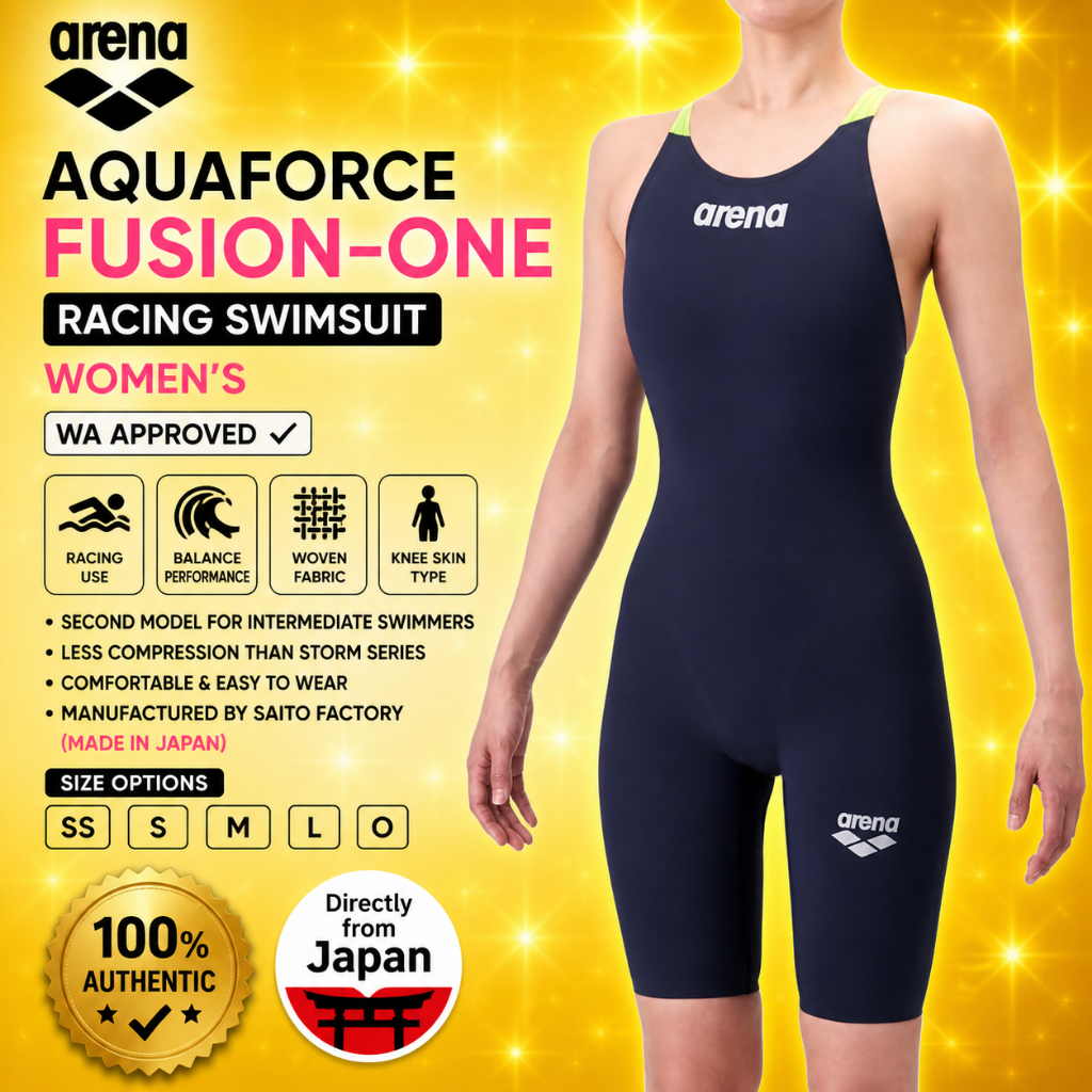 arena AQUAFORCE FUSION-ONE Racing Swimsuit Women WA Approved
