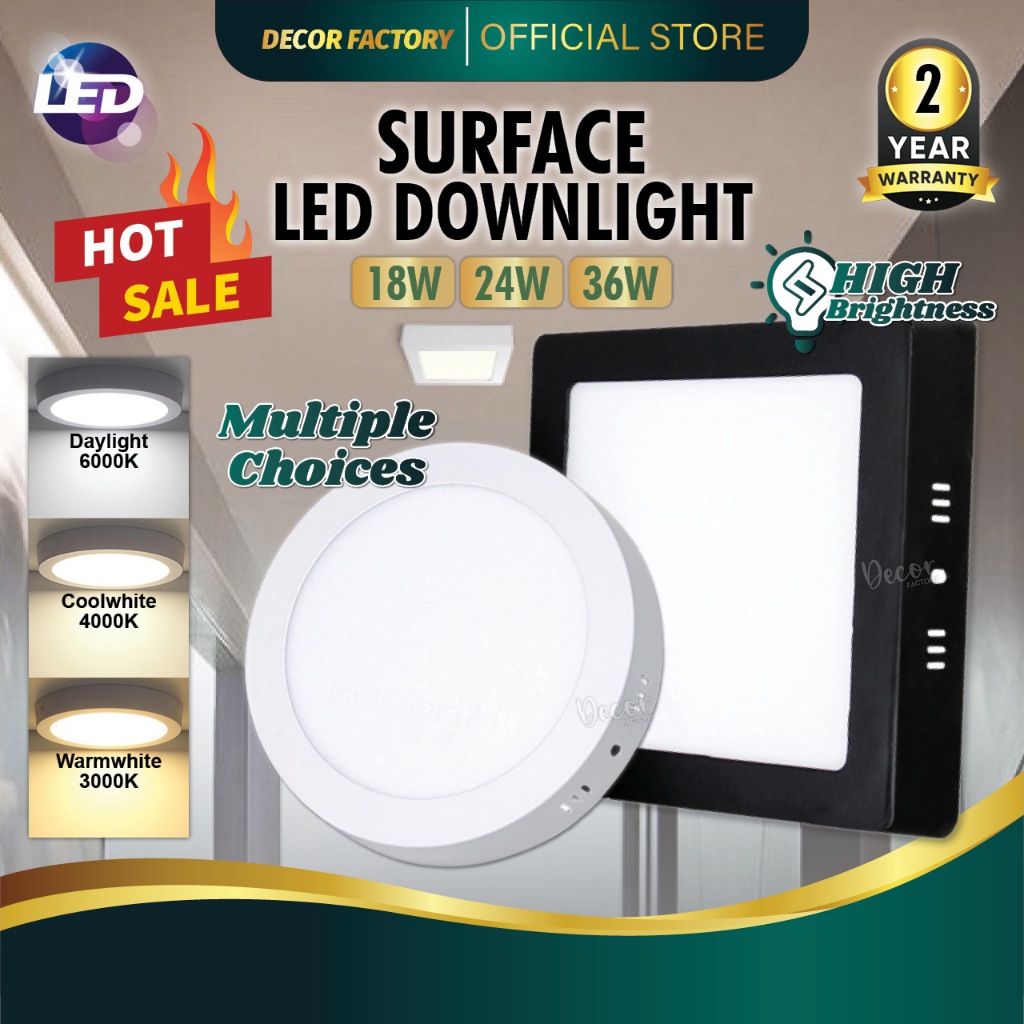 [Premium Grade] LED Surface Downlight Surface Mounted LED Panel ...