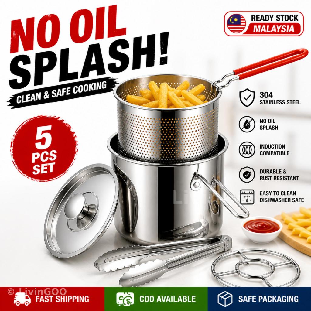 Multi-Functional Small Fried Pot | Fuel-Saving Frying Pan with Lid ...