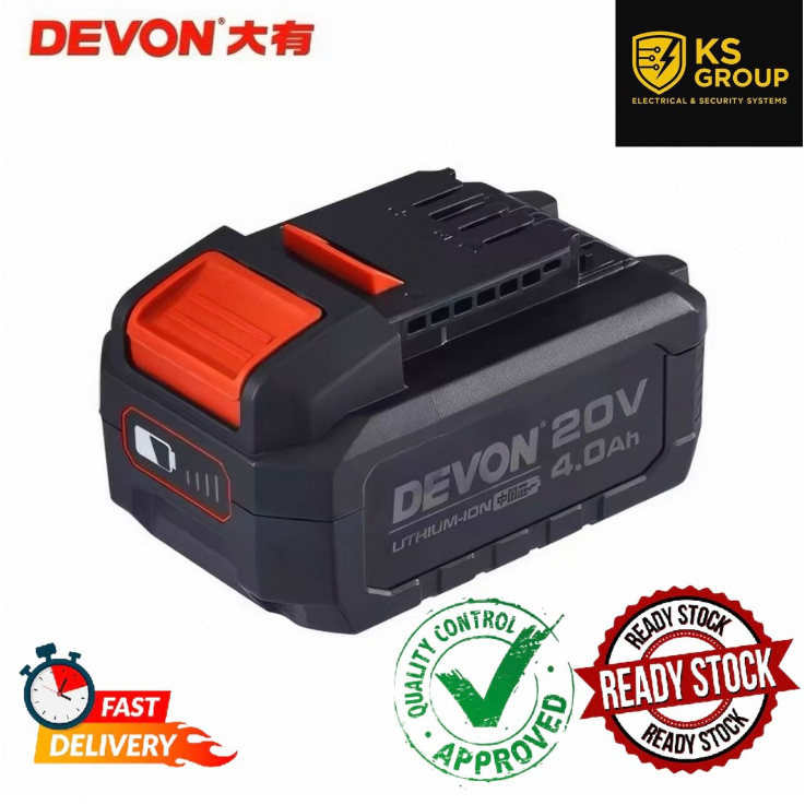 DEVON 20V 5150-LI-20-40 BATTERY 4.0AH - KSW (710013) | Shopee Malaysia
