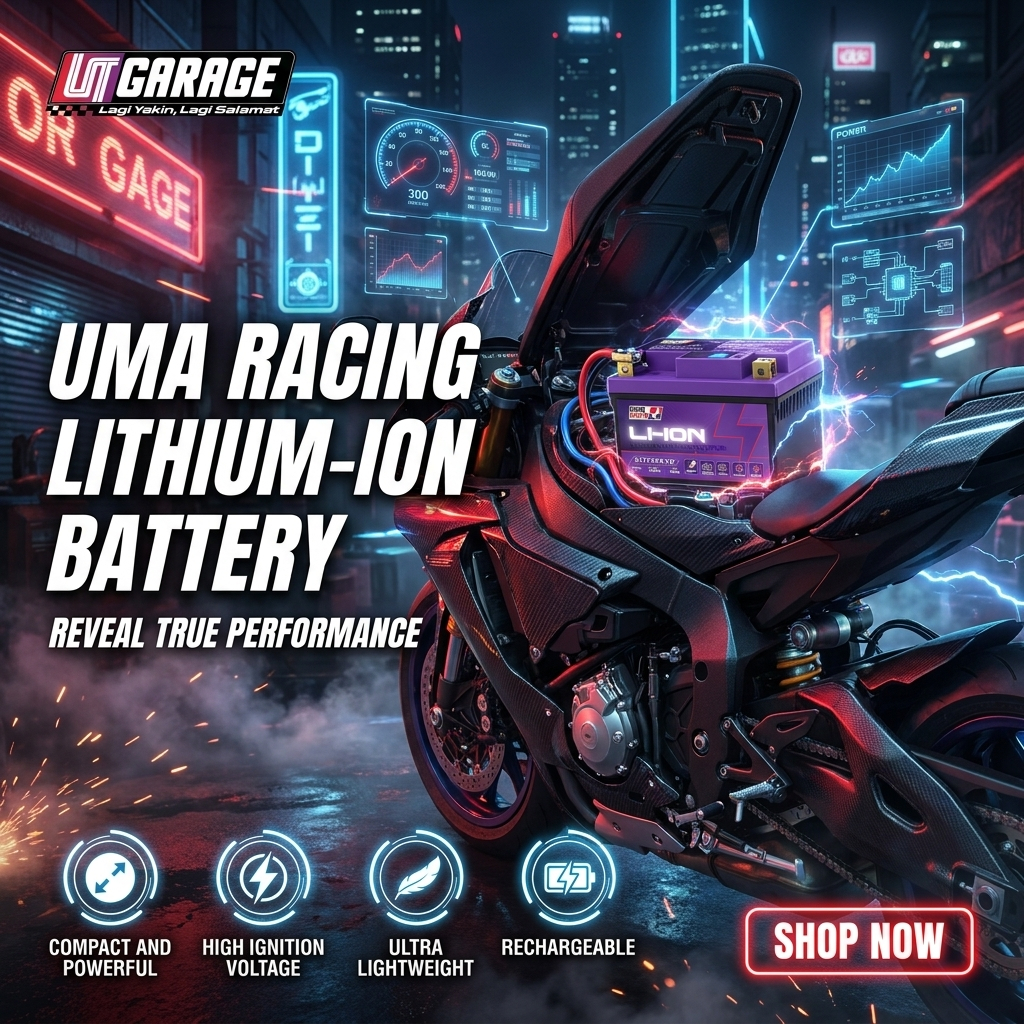 UMA Racing Lightweight Lithium-Ion Rechargeable Battery | Shopee Malaysia