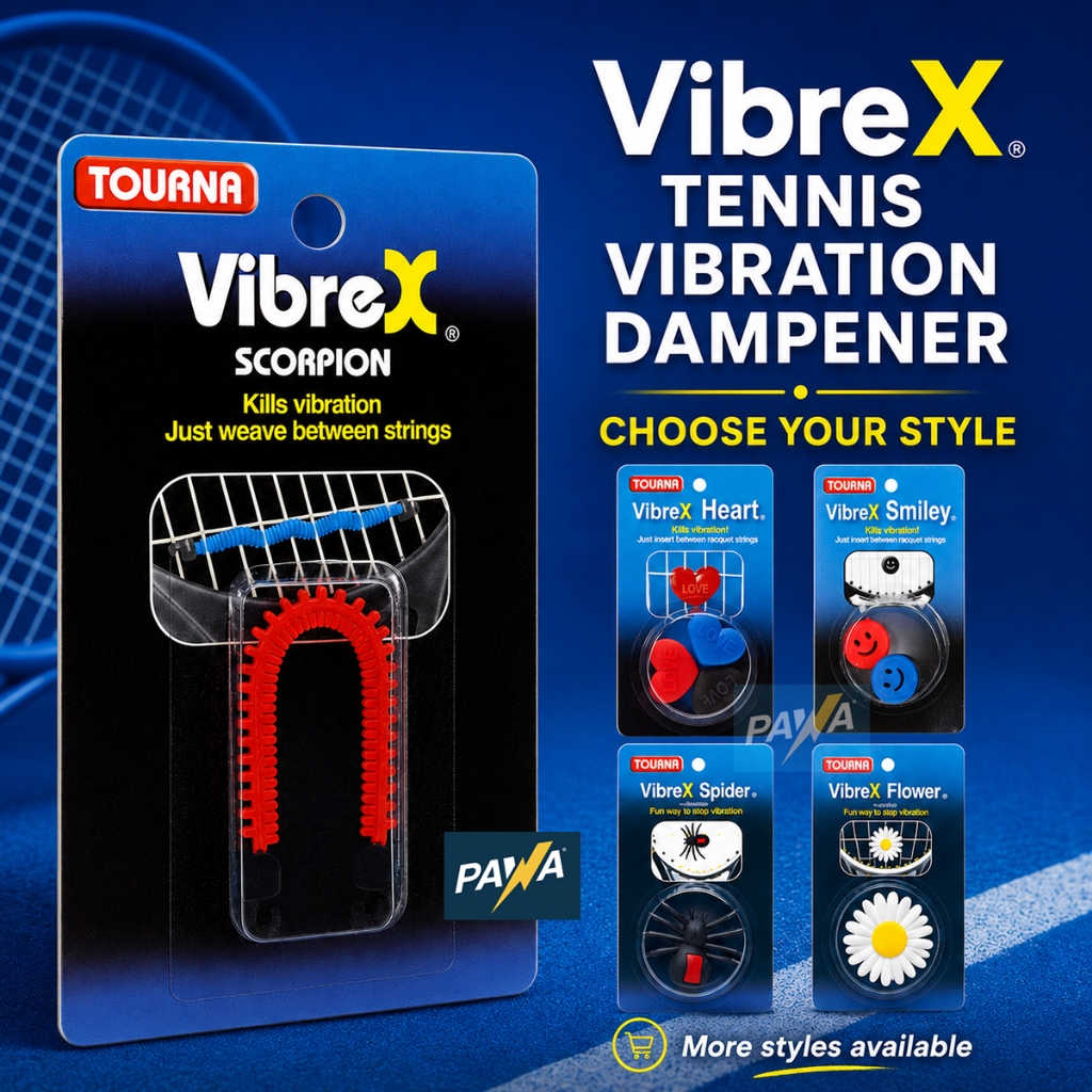 Tourna VibreX Tennis Vibration Dampener | Fun Racquet String Dampener ...