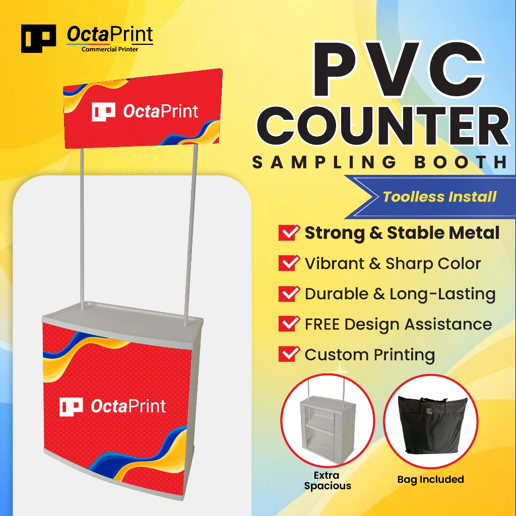 [Fast Shipping] PVC Promotion Counter / Sampling Booth / Portable ...