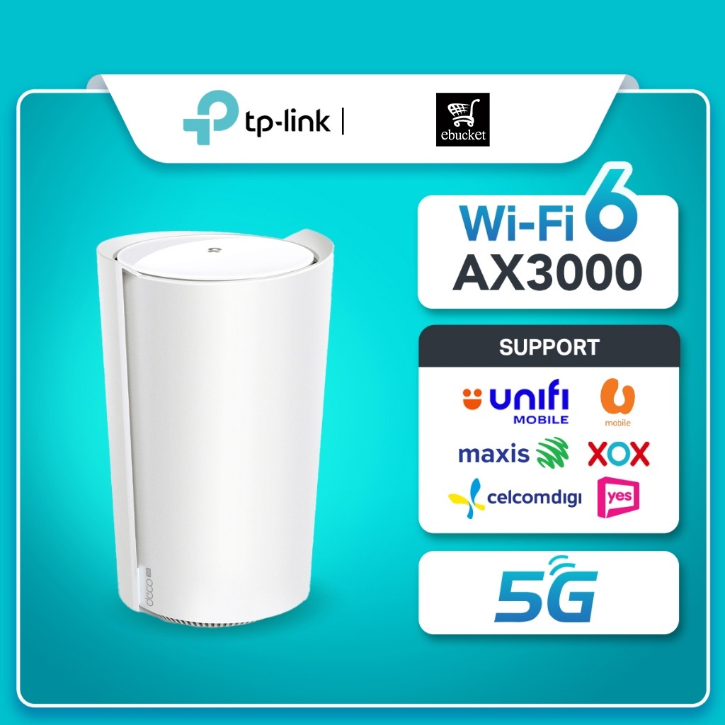 TP-Link Deco X50-5G AX3000 5G Whole Home Mesh Modem WiFi 6 System with ...