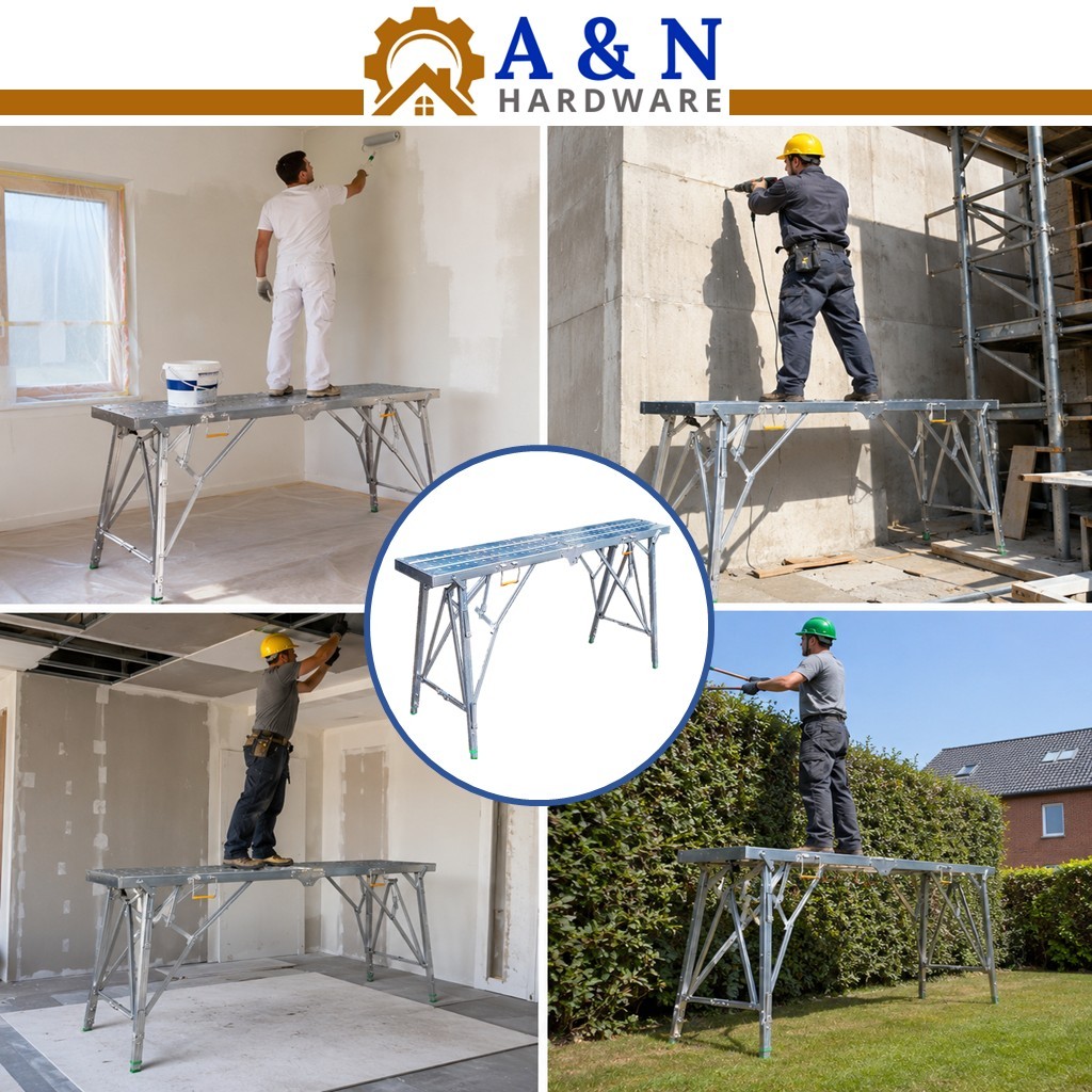 Heavy Duty Foldable Working Platform with Extendable Leg Workbench ...