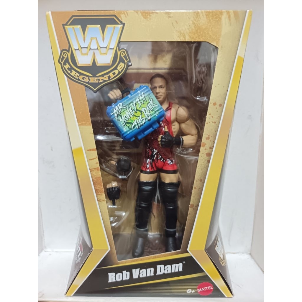 Mattel WWE Elite Legends Rob Van Dam RVD Wrestling Action Figure ...