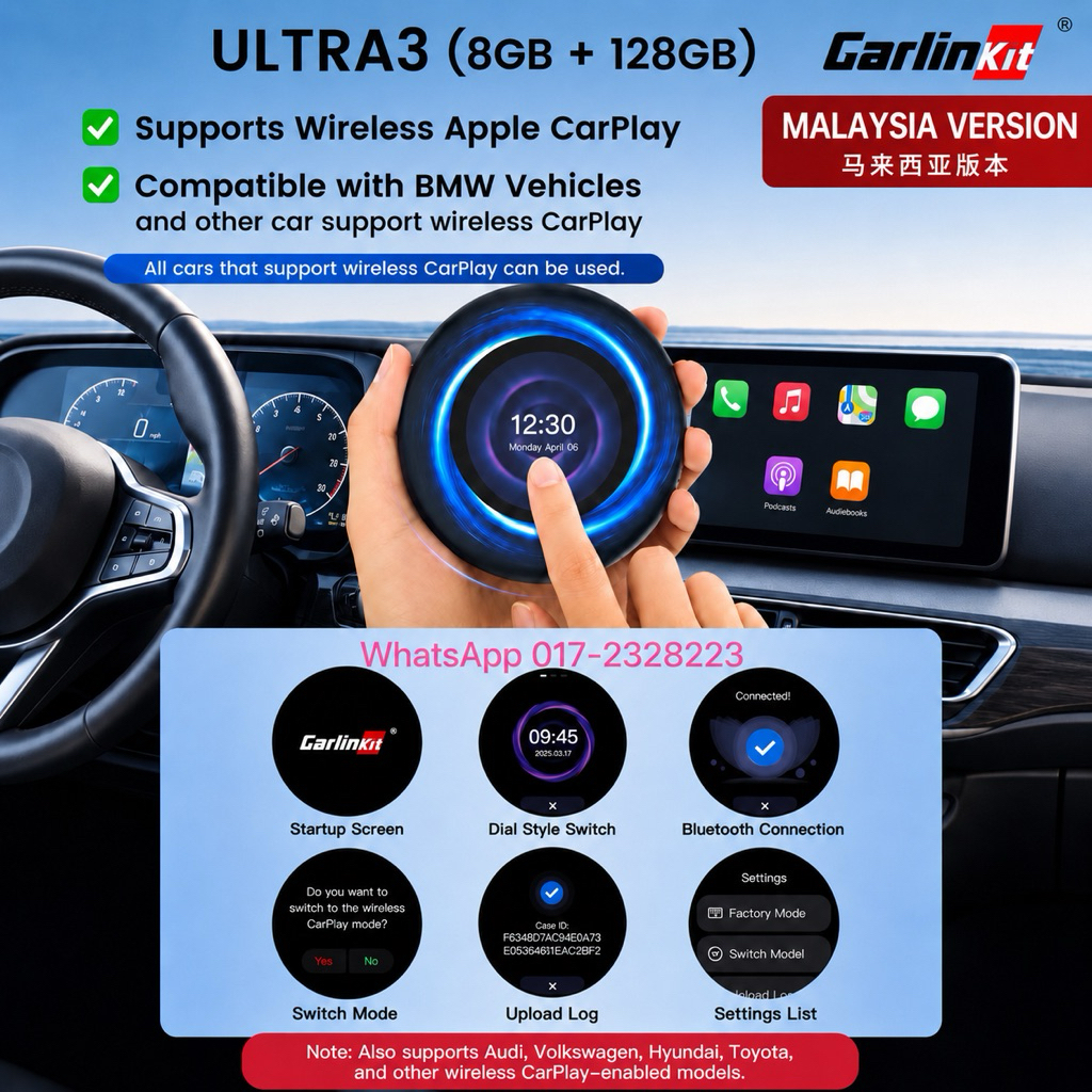CARLINKIT🇲🇾 ULTRA 3 （2026）& ULTRA 2 TBOX Android 15.0 Malaysia version ...