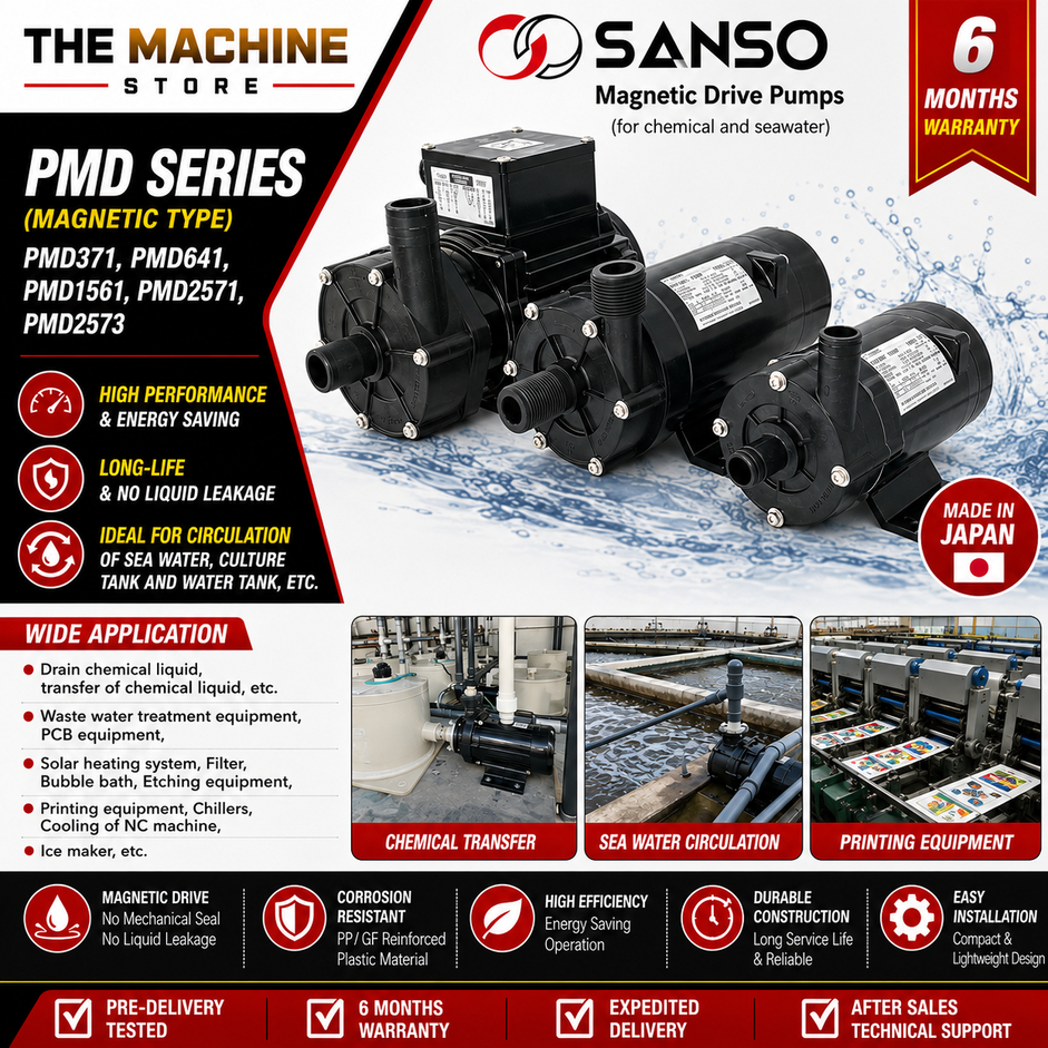 Ready Stock Sanso Japan Magnetic Drive Pumps(for chemical and
