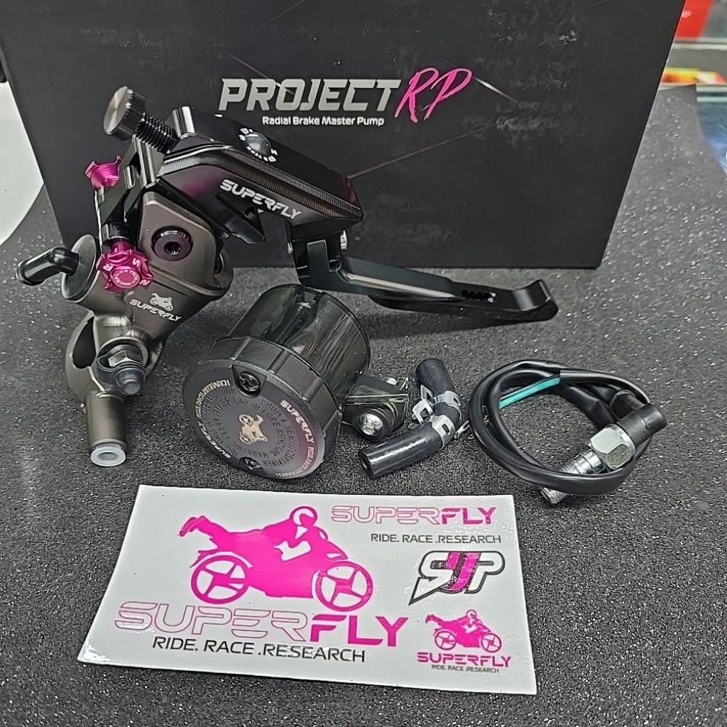 Superfly Racing CNC Alloy Forged Brake Master pump @ Project RP Moto2 ...