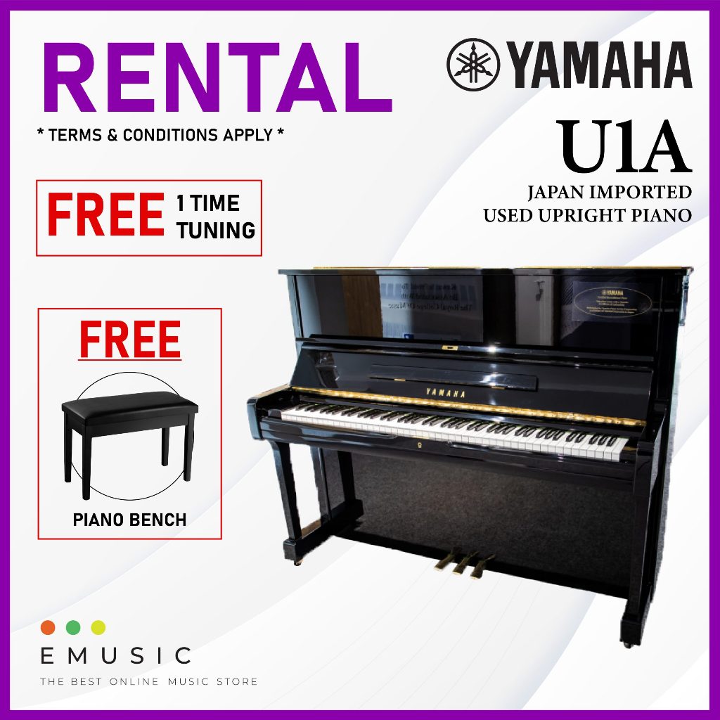 *RENTAL* Yamaha U1A Used Acoustic Upright Piano Japan Imported Local ...
