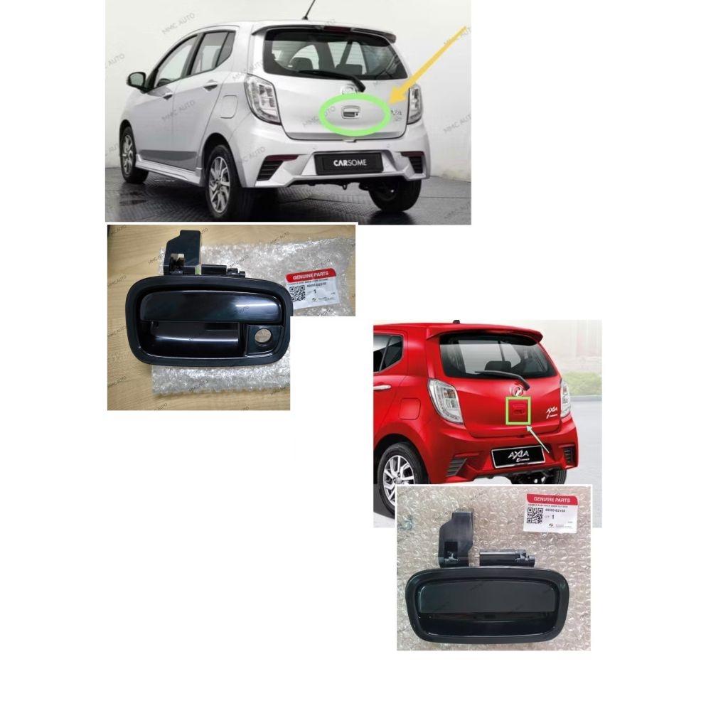 Perodua Axia 2017 - 2022 Rear Bonnet Outer Handle ( No Switch ) 69090 ...