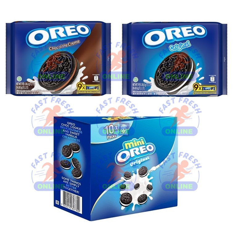 OREO MULTIPACK CHOCOLATE / VANILLA HALAL BISKUT | Shopee Malaysia
