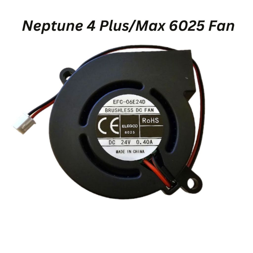 Elegoo Spare Parts 6025 Blower fan - [Neptune 4 Plus/4 Max ] 3D Printer