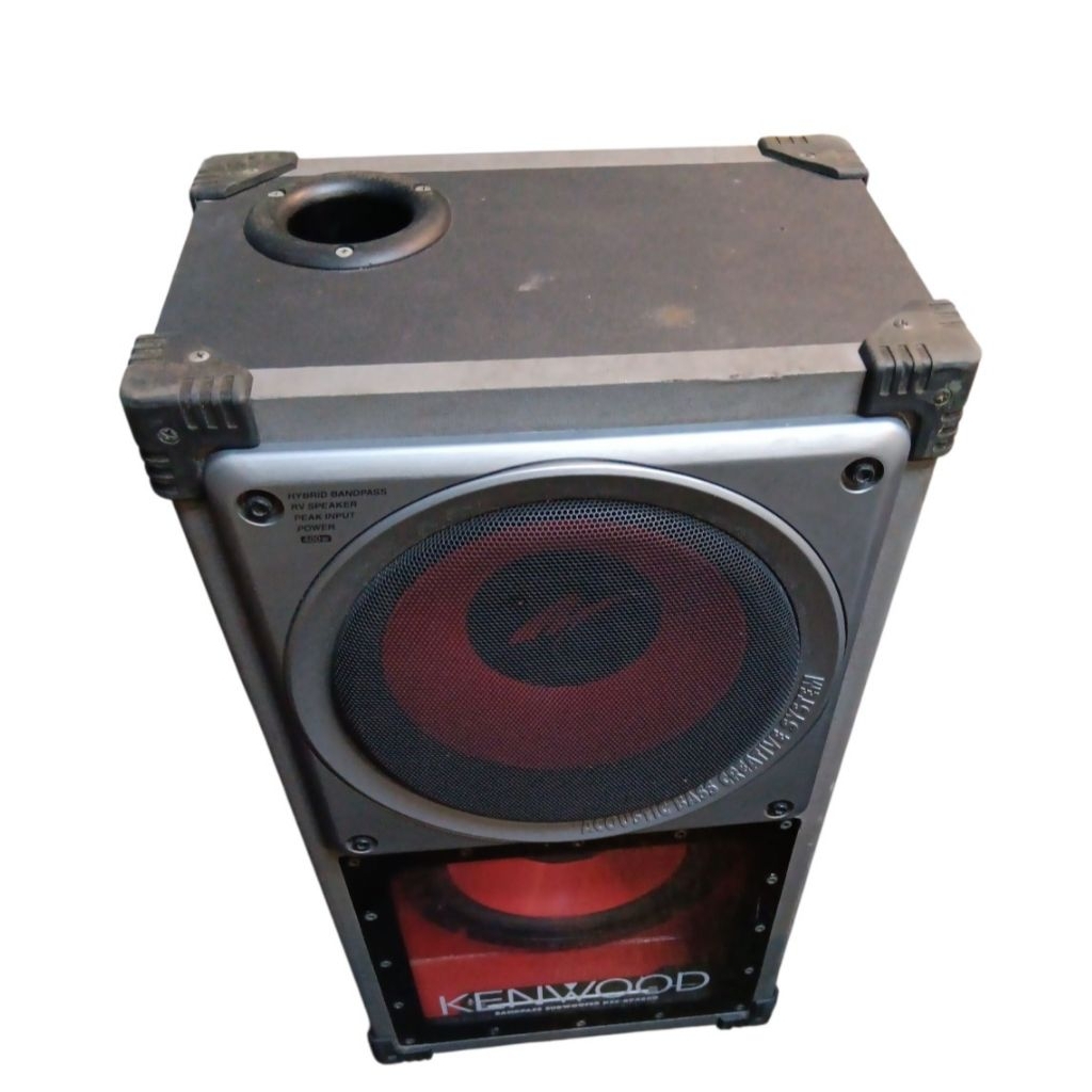 KENWOOD ウーファーKSC-BP2500ハイブリッドバンドパススピーカー ORIGINAL KENWOOD ksc-bp2500 ACTIVE SUBWOOFER HYBRID BANDPASS RV