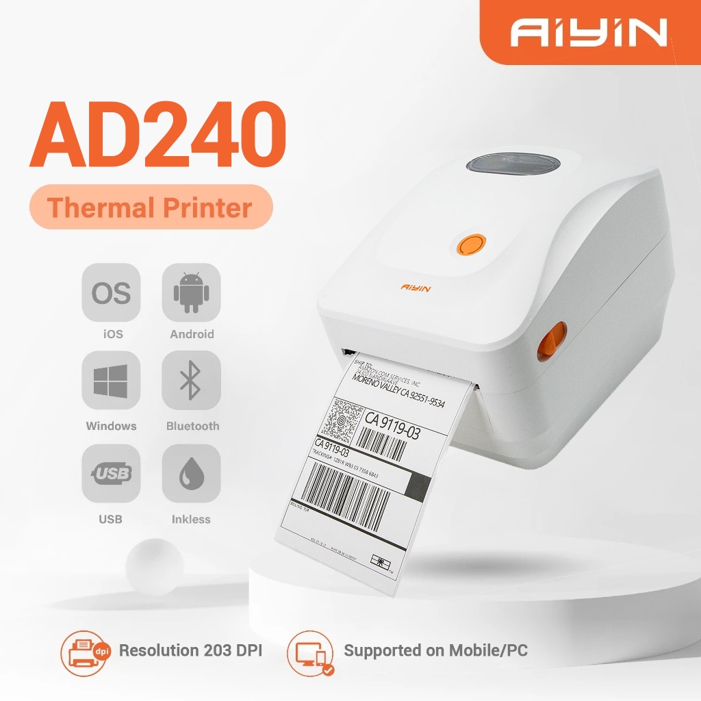 COD Thermal Printer A6 size Bluetooth iOS Android Shipping Label ...