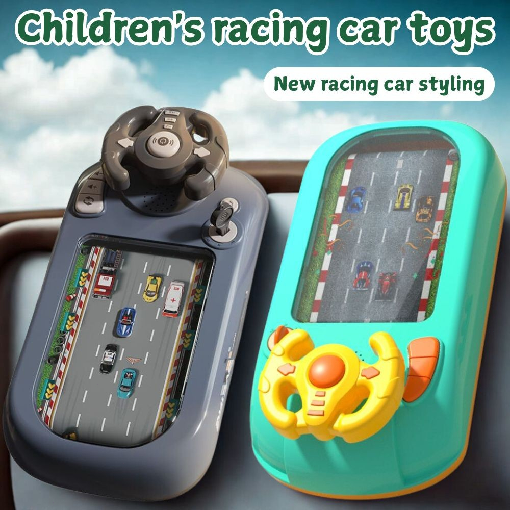 Children's Steering Wheel Simulation Driving Toy Educational Electric ...