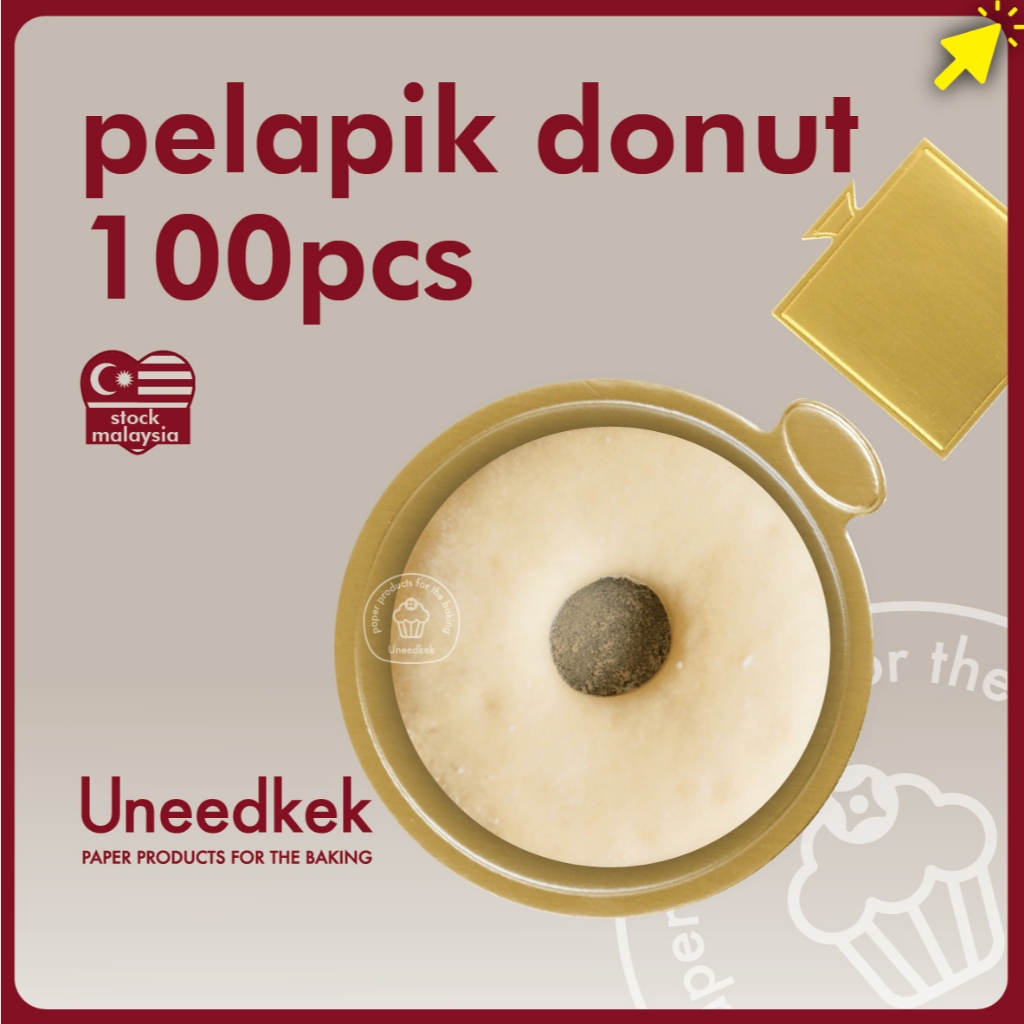 Uneedkek Alas Donut Lapik Donut Mini Cake Board Round 100±pcs | Shopee ...